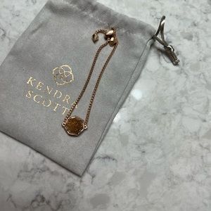 Kendra Scott Cynthia adjustable bracelet in rose gold